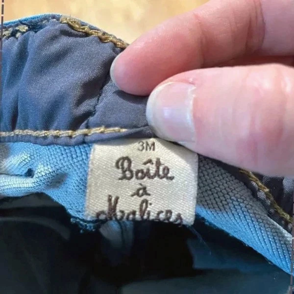 Jongens spijkerbroek 3 maanden La Boîte à Malice – Zeer goede staat – photo 2